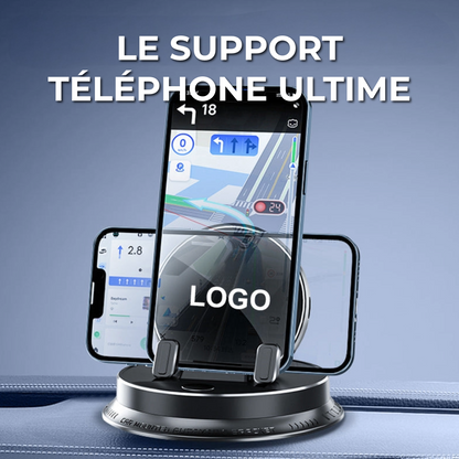Support de téléphone pour voiture de luxe avec logo