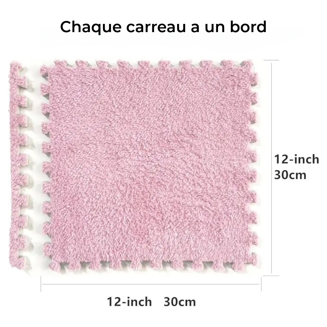 SoftStep PlayTiles – Dalles de sol modulaires et douces pour un jeu en toute sécurité et un intérieur élégant. (Lot de 10 pièces)