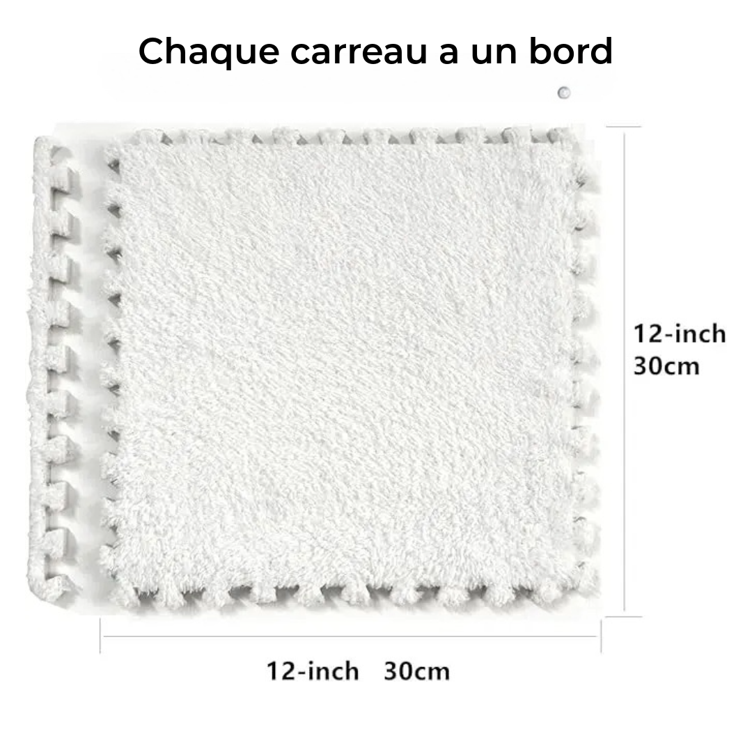SoftStep PlayTiles – Dalles de sol modulaires et douces pour un jeu en toute sécurité et un intérieur élégant. (Lot de 10 pièces)