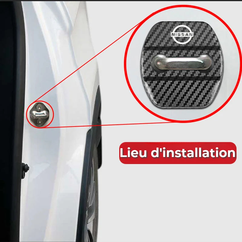 Luxe Autodeurslot Beschermpads | 4 pièces