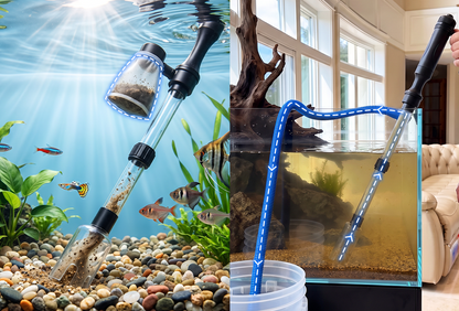 Nettoyeur électrique de gravier pour aquarium