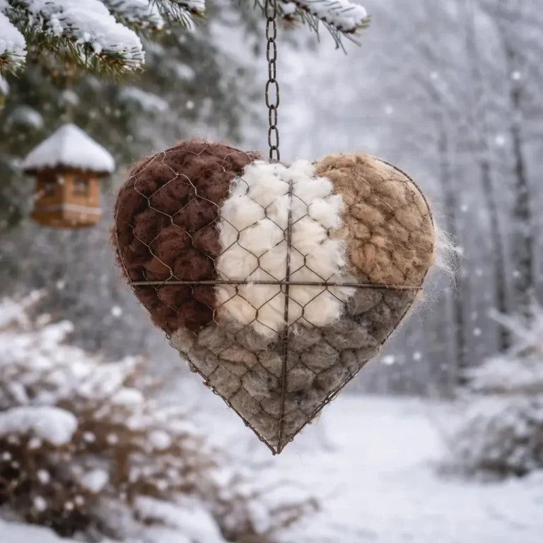 Heart Nest™ – Cœur pour oiseaux tout doux pour le jardin