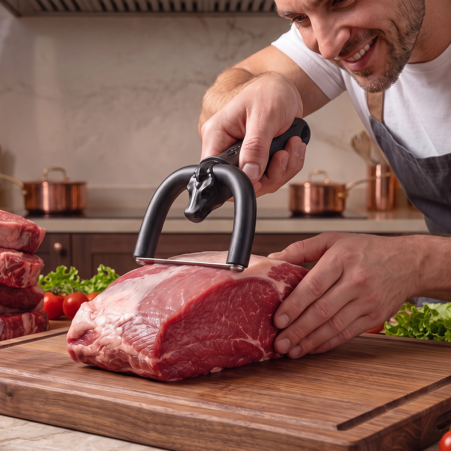 Couteau manuel pour retirer la graisse du bœuf et du porc