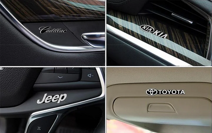 Autocollants de logo de voiture 3D