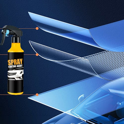 Spray de nettoyage et d’entretien pour revêtement automobile