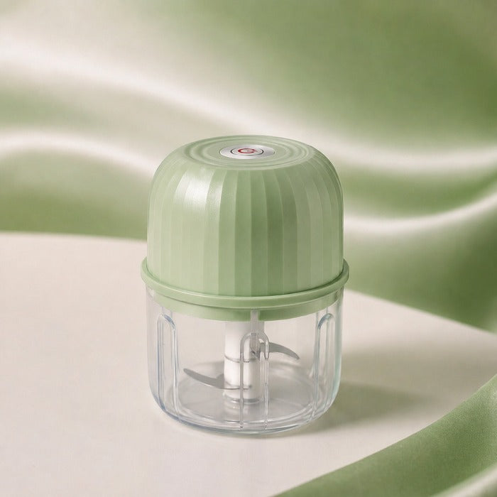 PrepPod – Mini-hachoir sans fil pour l’ail, les oignons et les herbes en quelques secondes
