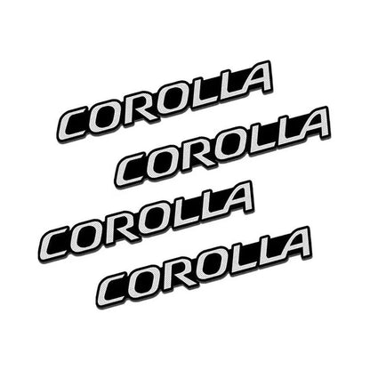 Autocollants de logo de voiture 3D