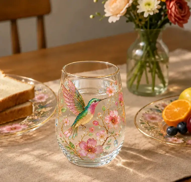 Matin d’Été - Verres Colibri