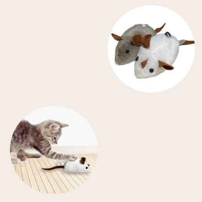Jouet interactif réaliste pour chat