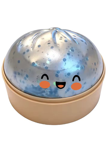 Glitter Dumpling Squishy – la balle anti-stress la plus adorable du moment