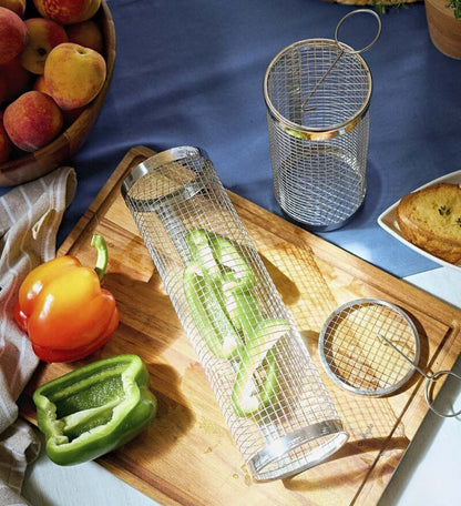 Panier grill rotatif