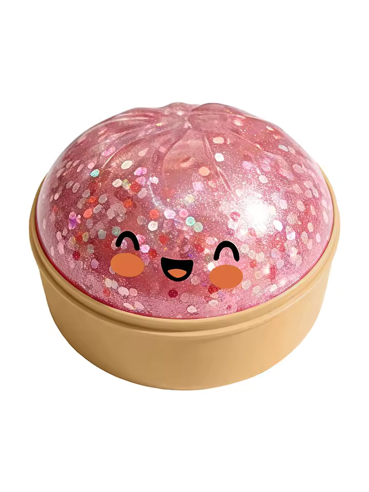 Glitter Dumpling Squishy – la balle anti-stress la plus adorable du moment