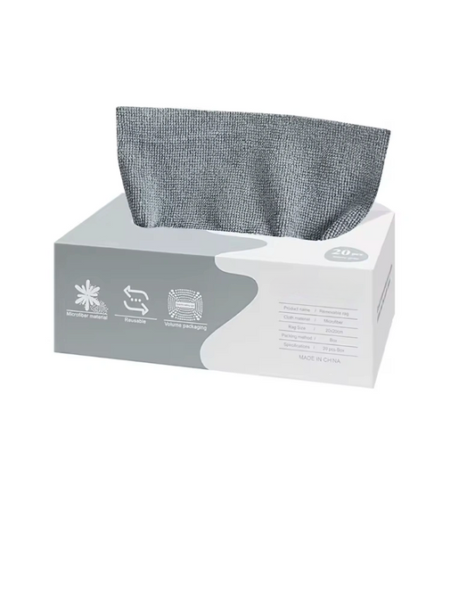 Distributeur MicroCloth : Lot en vrac de chiffons en microfibre réutilisables