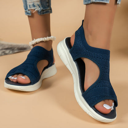 Sandales plates confortables et respirantes