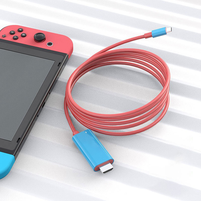 Câble adaptateur USB-C vers HDMI – Diffusez, jouez et rechargez en même temps – Pour Switch, mobile et tablette