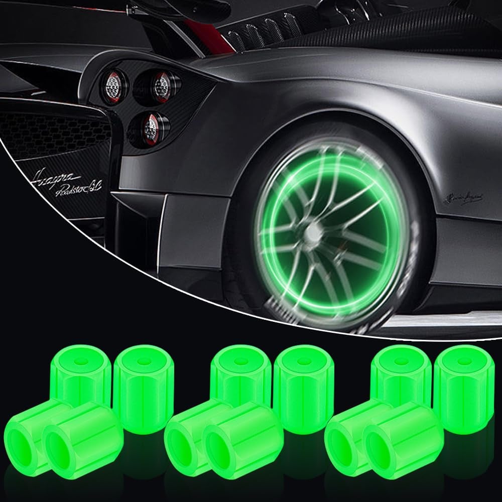 Bouchons de valve lumineux pour les cyclistes nocturnes