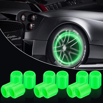 Bouchons de valve lumineux pour les cyclistes nocturnes