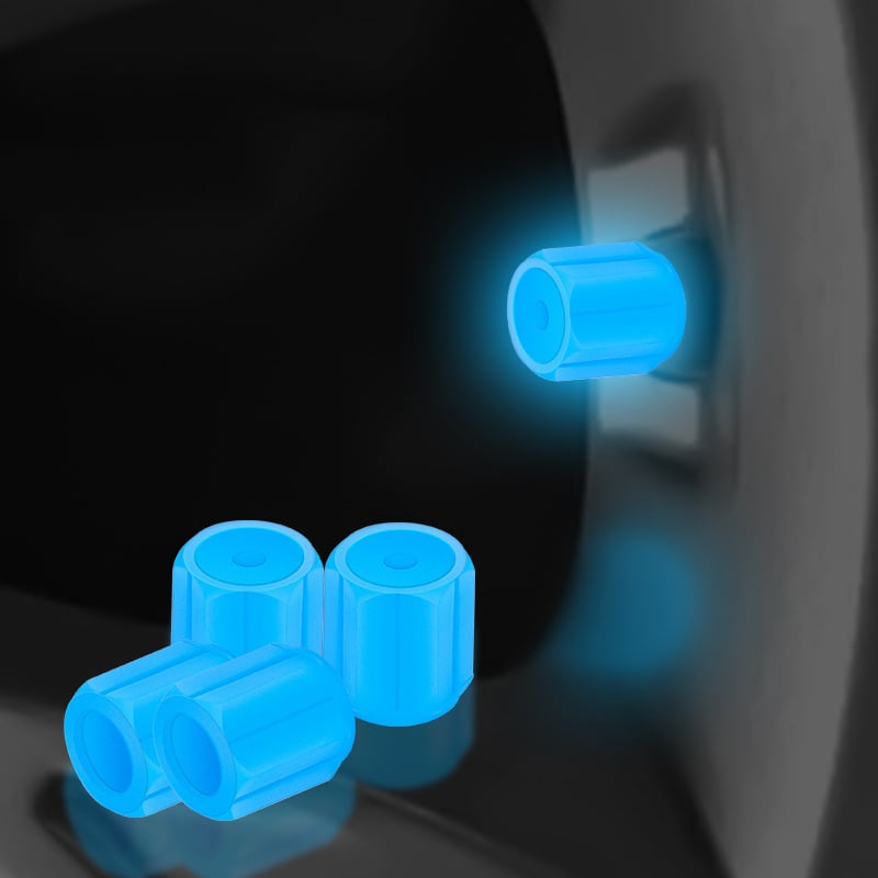 Bouchons de valve lumineux pour les cyclistes nocturnes