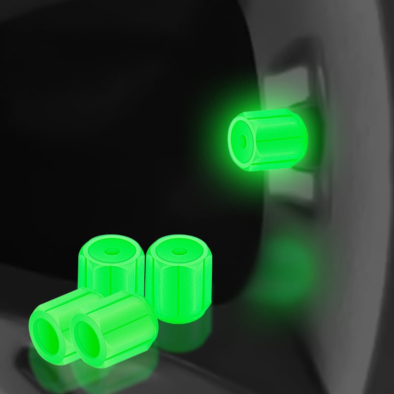 Bouchons de valve lumineux pour les cyclistes nocturnes