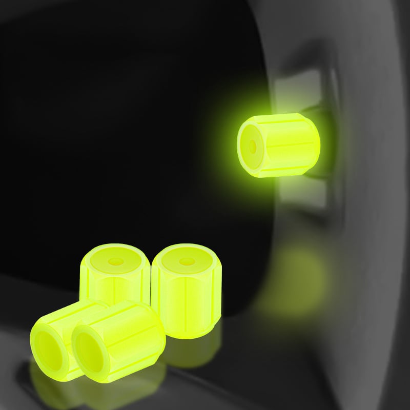 Bouchons de valve lumineux pour les cyclistes nocturnes