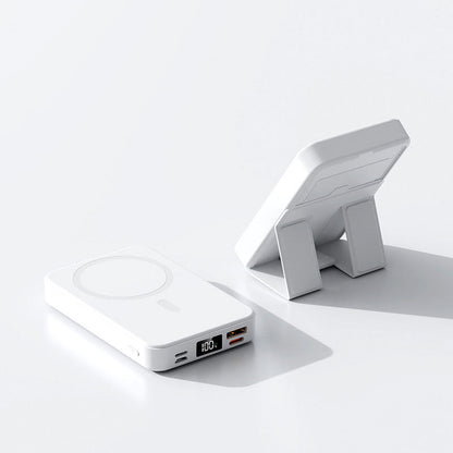 Batterie Externe Sans Fil Magnétique avec Support