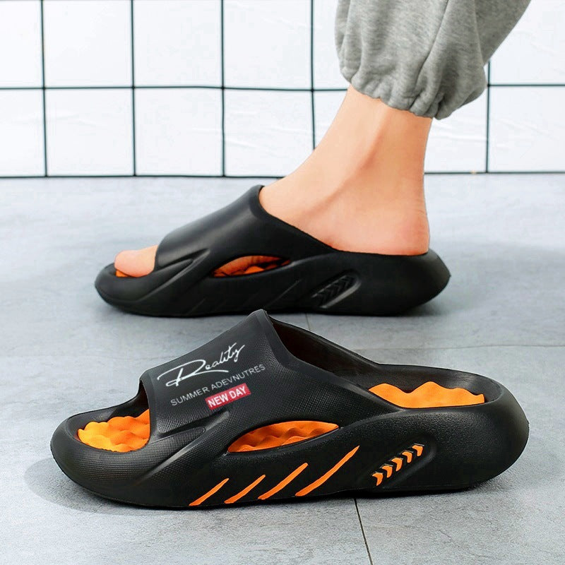 Sandales pour homme avec semelle plateforme et amorti épais