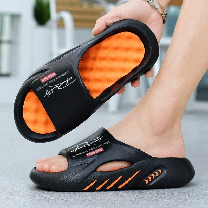 Sandales pour homme avec semelle plateforme et amorti épais