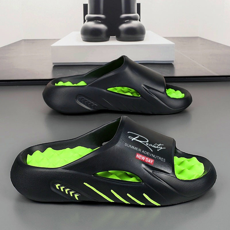 Sandales pour homme avec semelle plateforme et amorti épais