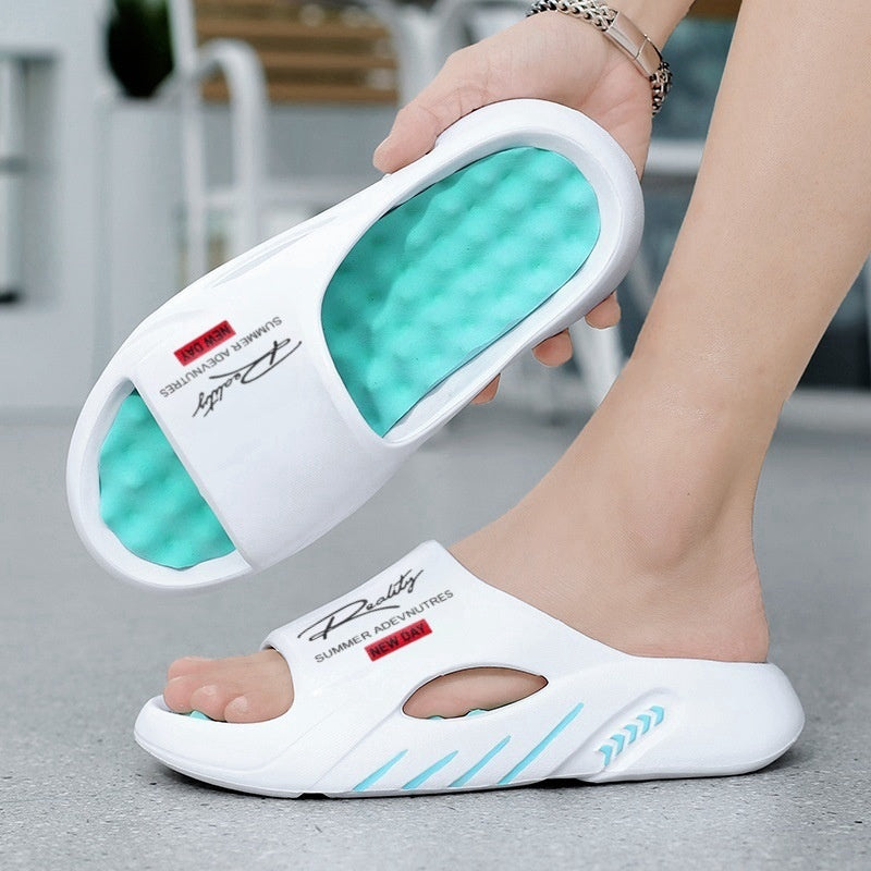 Sandales pour homme avec semelle plateforme et amorti épais