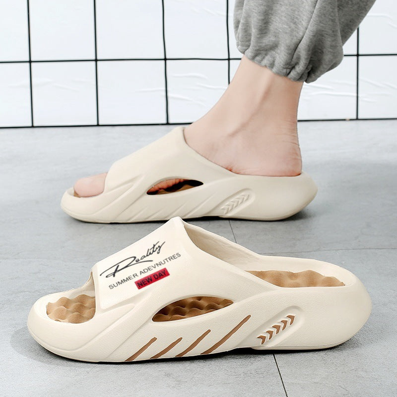 Sandales pour homme avec semelle plateforme et amorti épais