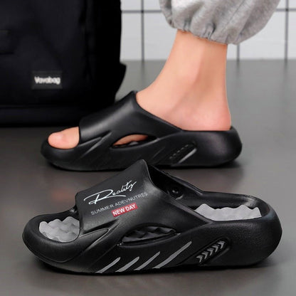 Sandales pour homme avec semelle plateforme et amorti épais