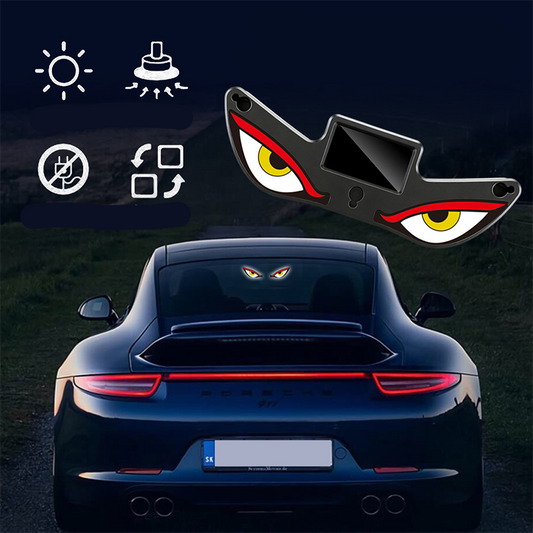 Solar Demon Eye LED pour vitre de voiture