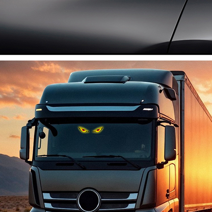 Solar Demon Eye LED pour vitre de voiture