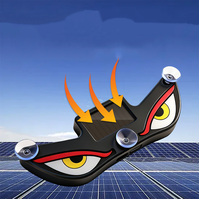 Solar Demon Eye LED pour vitre de voiture