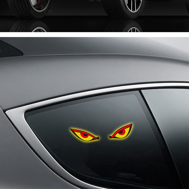Solar Demon Eye LED pour vitre de voiture