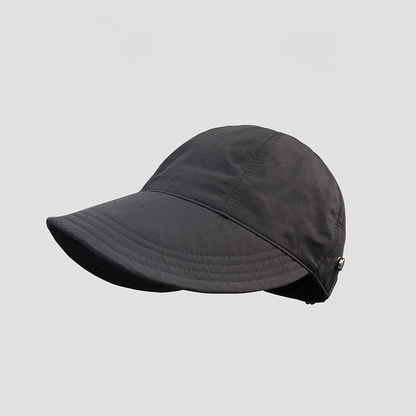 Chapeau de soleil avec ouverture pour queue-de-cheval