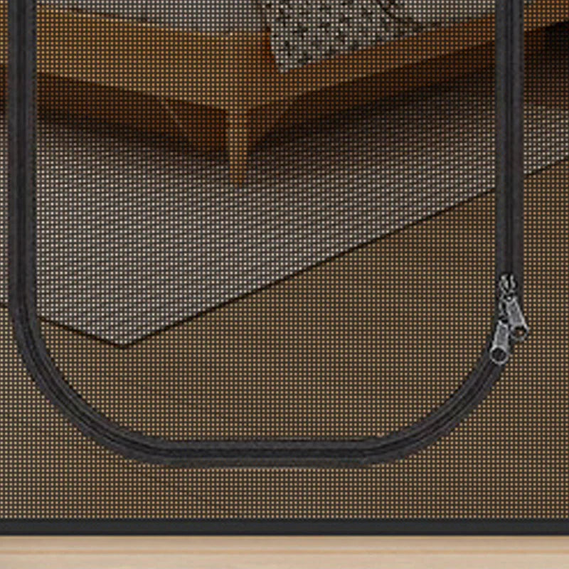 Porte moustiquaire avec fermeture éclair – tissu robuste résistant aux griffures, garde les chats et les chiens en toute sécurité à l’intérieur ou à l’extérieur, idéale pour les journées chaudes et l’air frais