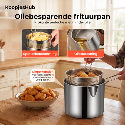 Friteuse multifonctionnelle – Frire, rôtir, cuire et mijoter dans une seule casserole