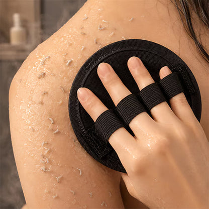 Gant exfoliant indolore avec gant de toilette
